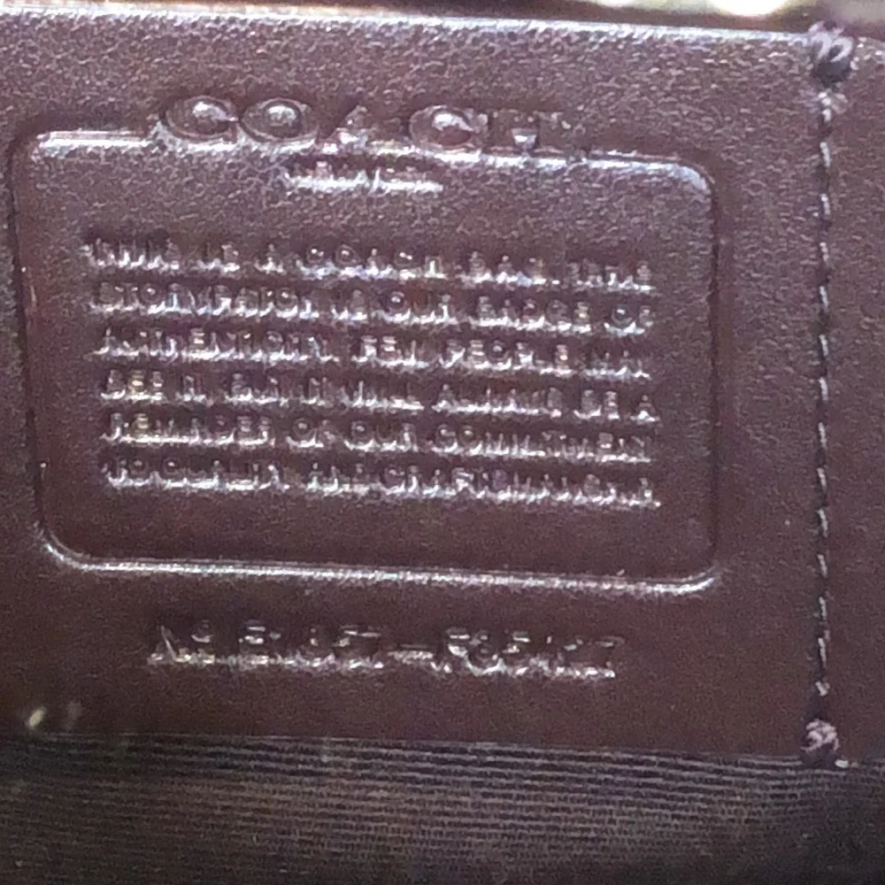 COACH Legacy Black Phoebe Jacquard Leather Shoulder Bag with Crossbody Strap